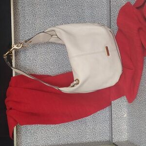Cream & Teal Coach bag